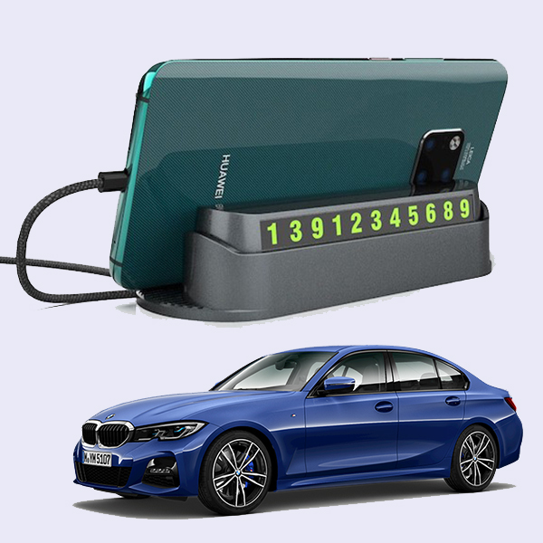 Bảng số điện thoại ô tô kiêm giá đỡ điện thoại B105