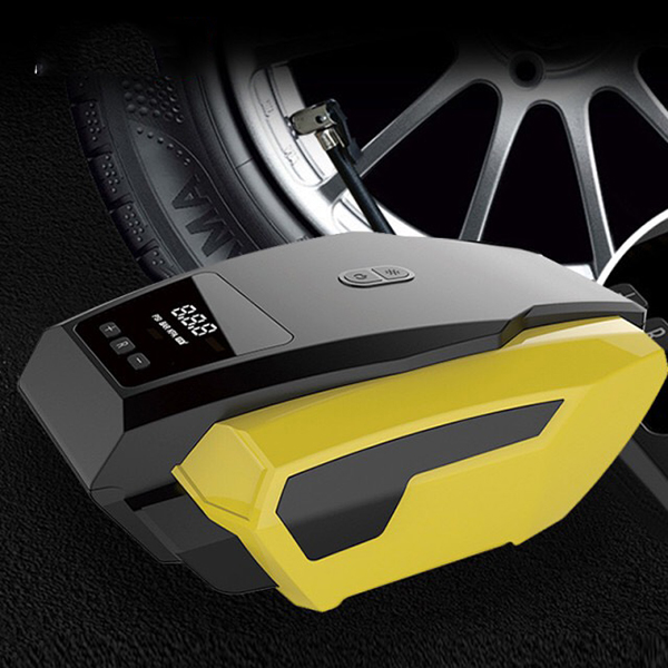 Bơm lốp ô tô mini đa năng tự ngắt 12V màn hình led B155