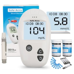 Máy đo đường huyết Sinocare Safe Accu (Gồm 50 que và 50 kim) C119