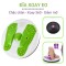Đĩa xoay eo tập thể dục 360 độ tập cơ bụng có hạt massage bàn chân M135, Màu xanh lá