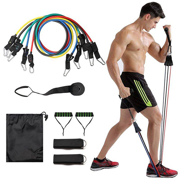 Bộ dây ngũ sắc tập gym đa năng tại nhà, văn phòng, phòng tập M105
