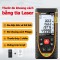 Thước đo khoảng cách bằng laser SNDWAY SW-M50, Loại phạm vi đo 120m