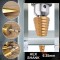 Bộ 3 mũi khoan bước hình tháp phủ titanium đa năng S136