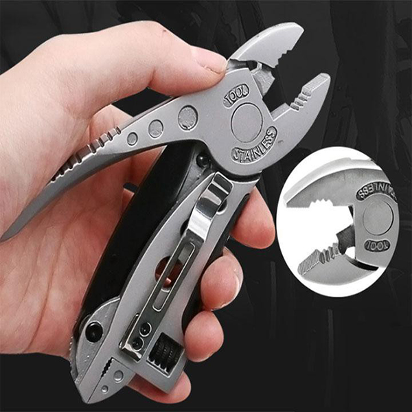 Dụng cụ đa năng 4 trong 1 tiện dụng - Kìm, mỏ lết, dao, tua vít S108