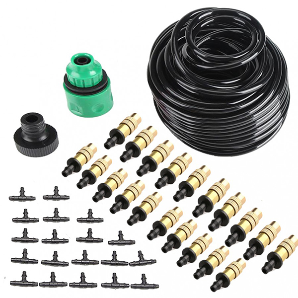 Bộ kit phun sương tưới cây 20 béc bằng đồng đầy đủ phụ kiện S130