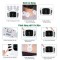 Máy massage xung điện 6 miếng dán YTK - 309B (Tặng 2 miếng dán dự phòng) J191, Máy massage + 8 miếng dán