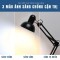 Đèn học kẹp bàn Pixar bóng led thông minh T144, Thân đèn + Bóng Rạng Đông 5W Vàng