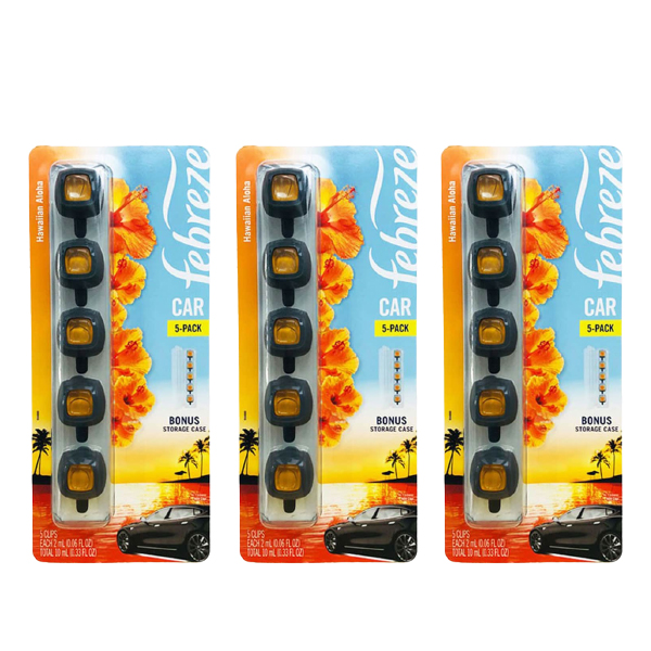 Nước hoa ô tô Febreze cao cấp kẹp cửa gió ô tô B287 (5 viên)