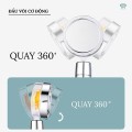 Vòi sen tăng áp cánh quạt có lõi lọc tiện lợi T142, Vòi hoa sen không dây