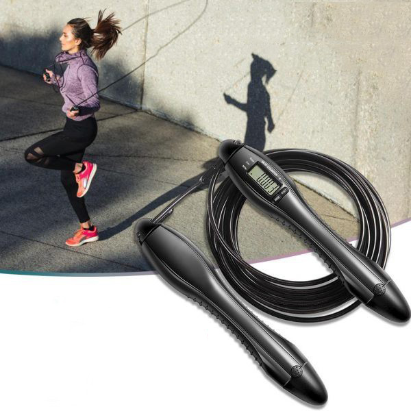 Dây nhảy lõi thép đếm số tích hợp đo calo tự động M107