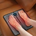 Thảm massage chân màn hình led hiện đại 8 chế độ xung điện EMS BA628