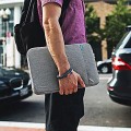 Túi đựng laptop, macbook giảm sốc, chống thấm nước Y125, Màu ghi - Size 14 inch
