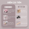 Gậy tập yoga chống gù lưng, vai hình chữ thập H100, Màu hồng 