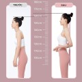 Gậy tập yoga chống gù lưng, vai hình chữ thập H100, Màu hồng 