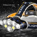 Đèn pin đội đầu ban đêm 8 bóng công nghệ led siêu sáng H117