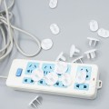 Combo 30 nút bịt ổ điện nhỏ gọn an toàn N303, 2 chân