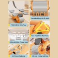 Con lăn tập bụng hỗ trợ plank tại nhà có đệm tay chống trượt BA416