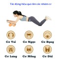 Con lăn tập bụng hỗ trợ plank tại nhà có đệm tay chống trượt BA416