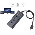 Bộ chia 4 cổng USB có đèn led nhỏ gọn tiện lợi Y124