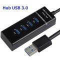 Bộ chia 4 cổng USB có đèn led nhỏ gọn tiện lợi Y124