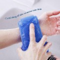 Dây tắm chà lưng 2 mặt đa năng bằng silicon N321, 1 cái