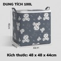 Túi đựng chăn màn quần áo 100L dễ dàng gấp gọn BA310