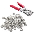 Kìm bấm cúc áo, dụng cụ bấm khuy đa năng tặng kèm cúc bấm BA305