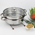 Nồi hấp 2 tầng, xửng hấp đa năng chống dính tốt N250