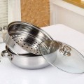 Nồi hấp 2 tầng, xửng hấp đa năng chống dính tốt N250