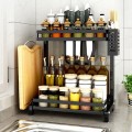 Kệ gia vị 2 tầng sơn tĩnh điện đa năng E144