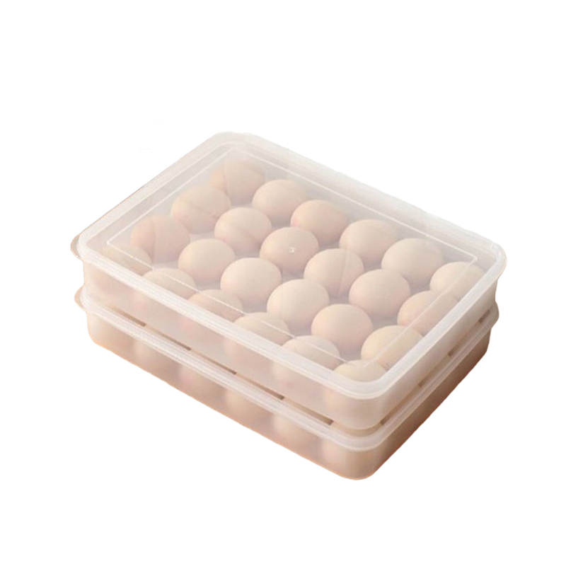 Khay nhựa đựng trứng 24 ngăn có nắp tiện lợi BA589