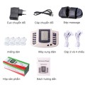 Máy massage xung điện đa năng 6 miếng dán kết hợp massage chân J192, Máy massage + 6 miếng dán