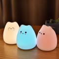 Đèn ngủ mèo cảm ứng đổi nhiều màu đáng yêu N278