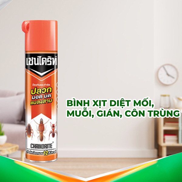 Chai xịt gián, côn trùng dung tích lớn 600ml an toàn hiệu quả