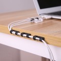 Bộ 20 kẹp cố định dây điện, dây cáp sạc dán tường gọn gàng tiện lợi N246