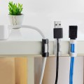 Bộ 20 kẹp cố định dây điện, dây cáp sạc dán tường gọn gàng tiện lợi N246