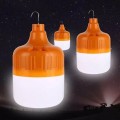 Đèn led tích điện 100W không cần dây điện có móc treo tiện dụng BA236