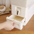 Thùng đựng gạo 15kg có nút nhấn để lấy gạo tiện lợi E122