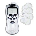 Máy massage xung điện 4 miếng dán giảm đau hiệu quả J130, Máy massage + 4 miếng dán