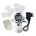 Máy massage xung điện 4 miếng dán giảm đau hiệu quả J130, Máy massage + 4 miếng dán