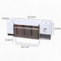 Kệ để đồ nhà tắm tích hợp bộ nhả kem đánh răng tặng kèm 3 cốc N160