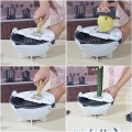 Rổ bào rau củ quả thông minh 9 trong 1 kiêm rổ chậu đa năng E115