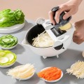 Rổ bào rau củ quả thông minh 9 trong 1 kiêm rổ chậu đa năng E115
