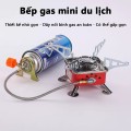 Bếp ga mini du lịch xếp gọn cắm trại ngoài trời H110, Mua bếp ga mini