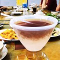 Bát ướp lạnh đồ uống, trái cây kèm gáo múc cao cấp N263, Lõi nhựa