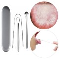 Bộ 3 dụng cụ cạo lưỡi vệ sinh miệng kèm hộp đựng cao cấp J172