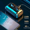 Tai nghe TWS bluetooth 9D kiêm hộp sạc dự phòng tiện lợi V138