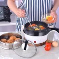 Nồi lẩu điện mini 2 tầng chống dính đa năng tiện dụng E107