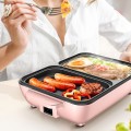Bếp lẩu nướng điện mini đa năng 2 trong 1 cao cấp E120