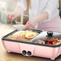 Bếp lẩu nướng điện mini đa năng 2 trong 1 cao cấp E120